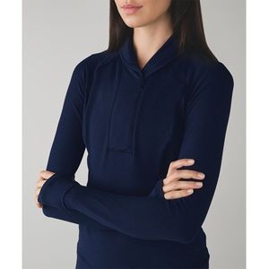 LULULEMON | Think Fast Pullover Tonka Stripe